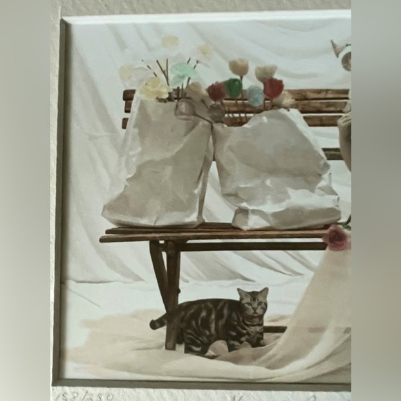 Hand Colored Limited Edition Norm Darwish “Shopping Break” Black & White Photo - Picture 3 of 7